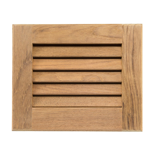 Whitecap Teak Louvered Insert - 7-1/2" x 9-1/8" x 3/4" [60712]