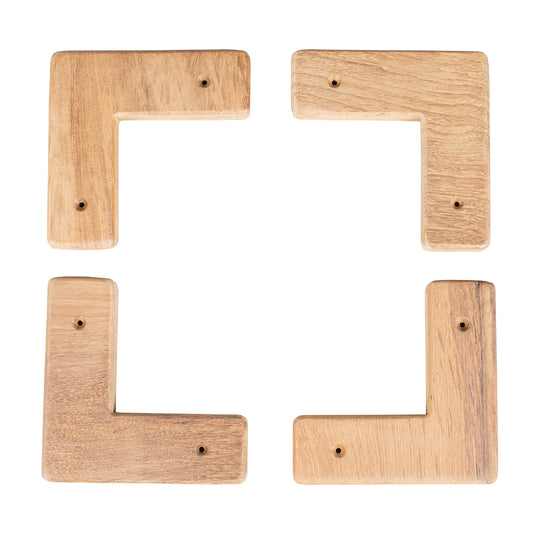 Whitecap Teak Cooler/Box Chocks - 4 Pack [60329]