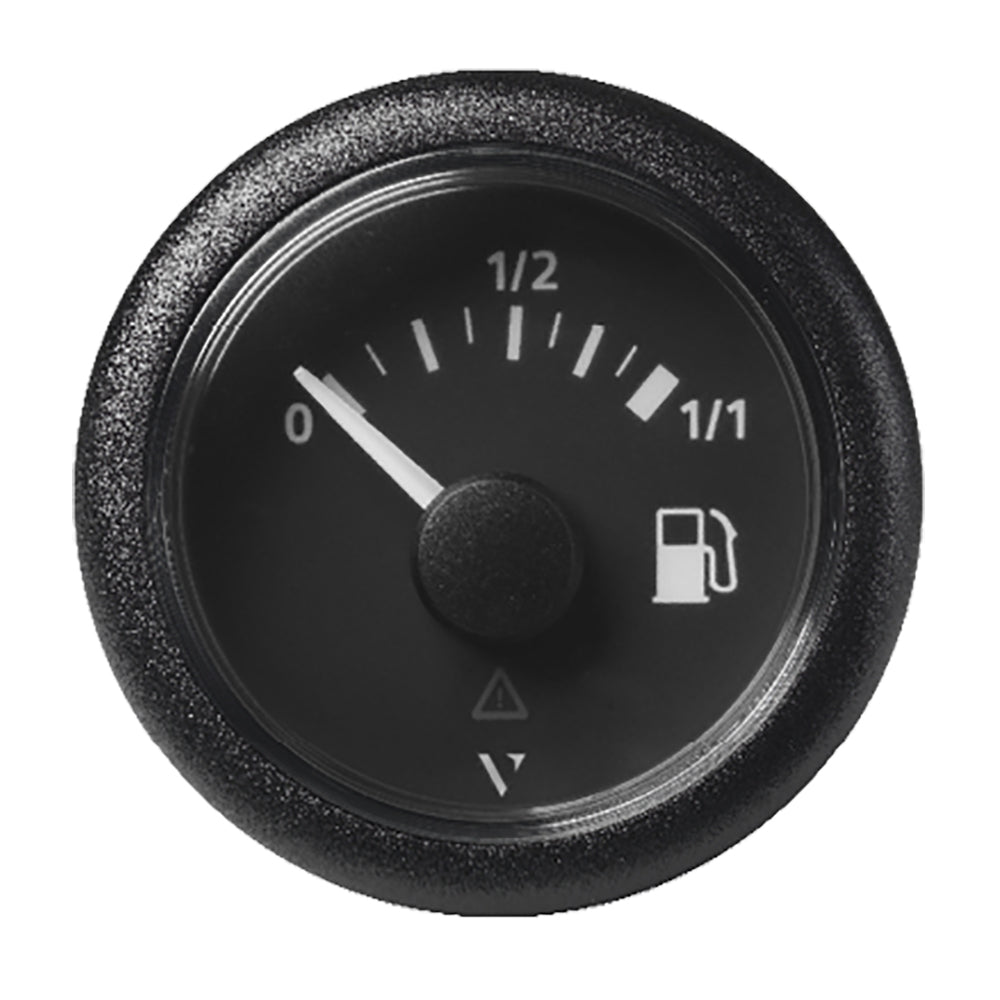 Veratron 52mm (2-1/16") ViewLine Fuel Tank Level Gauge - 0 to 1/1 - Black Dial  Round Bezel [A2C59514079]