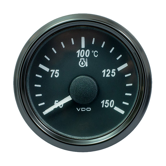 VDO SingleViu 52mm (2-1/16") Oil Temp. Gauge - Euro - 150 C - 322-18 Ohm [A2C3833390030]